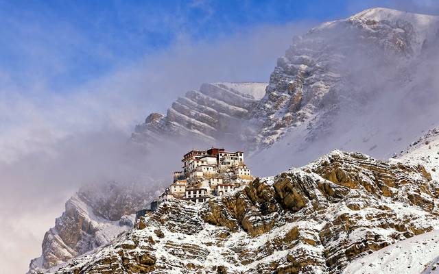 The Key Monastery in Winter