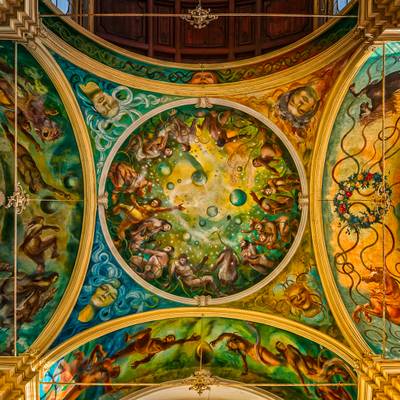 Marianske Lazne: Ceiling Art