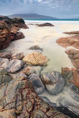 Coastal Rock Formations, Luskentyre Beach, Isle of Harris, Scotland