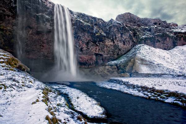 Seljalandsfoss in Winter