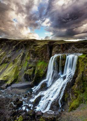 Fagrifoss waterfall