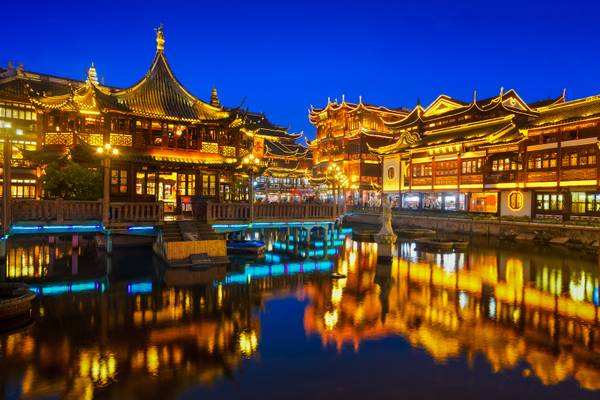 Shanghai & Blue Hour