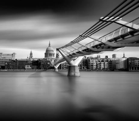 St. Paul's Cathedral and the Millennium Bridge