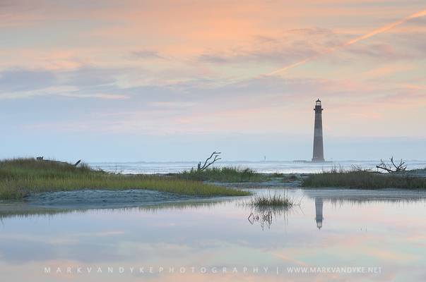 Folly Beach South Carolina Morris Island Lighthouse