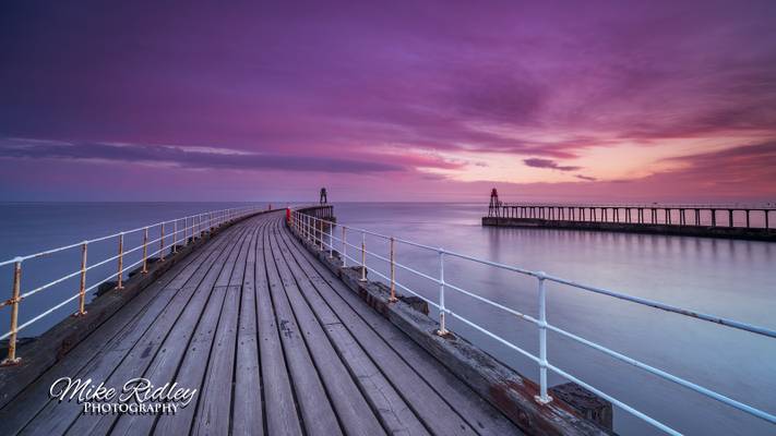 Whitby piers ..