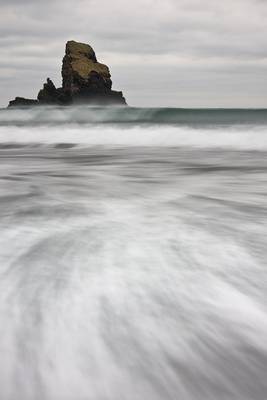 Talisker Bay Looking to An Stac - Incoming Tide