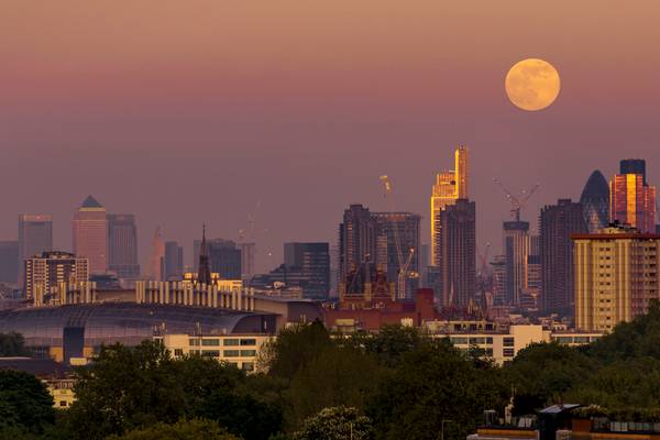 Moon Above The Golden City
