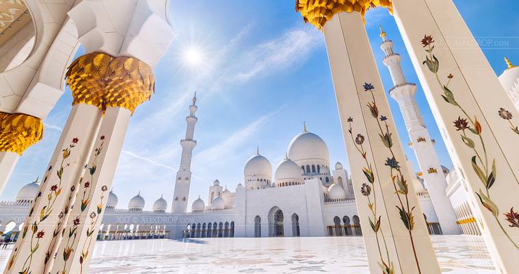 _MG_9092_web - Backlit Sheikh Zayed Mosque scape