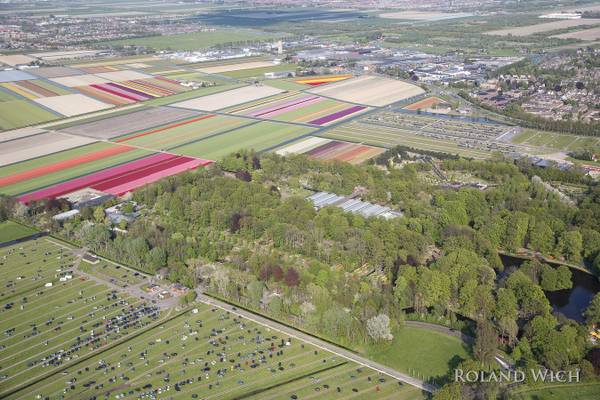 Holland - Keukenhof from the air