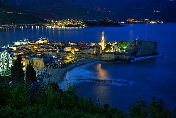 Budva at Dusk