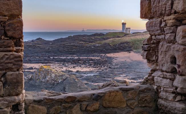 Elie Ness Lighthouse from Lady's Tower