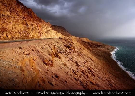 Jordan - Road into the Darkness next to Dead Sea
