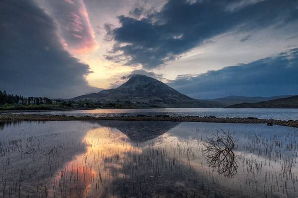 Sunrise Over Mount Errigal, County Donegal, Ireland