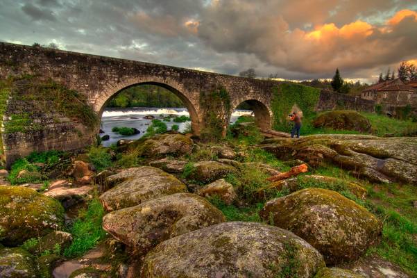 Fotografiando en Ponte Maceira