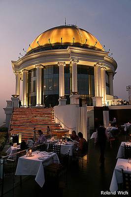 Bangkok - State Tower Dome and Sirocco Restaurant