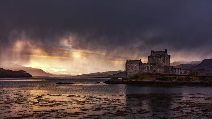 Stormy Skies, Eilean Donan Castle, Kyle of Lochalsh, Scotland