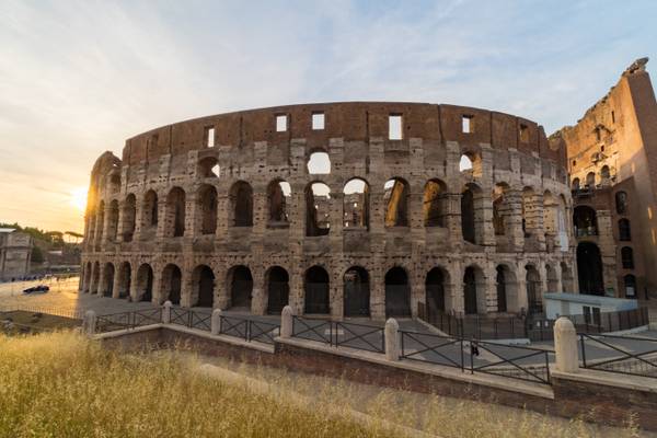 Rome: Colosseum at Sunset