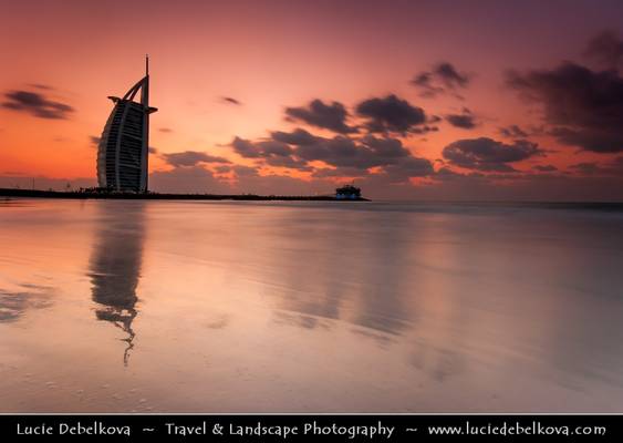 United Arab Emirates - Dubai - Burj Al Arab 7* Hotel at Sunset
