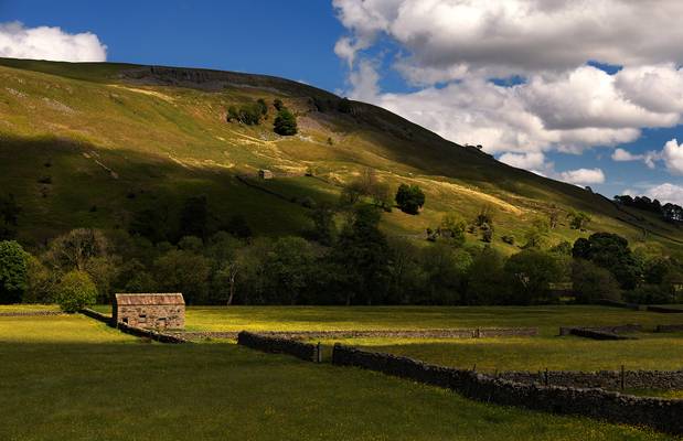 Bathed In Sunshine, Stone Barn, Muker, Yorkshire Dales