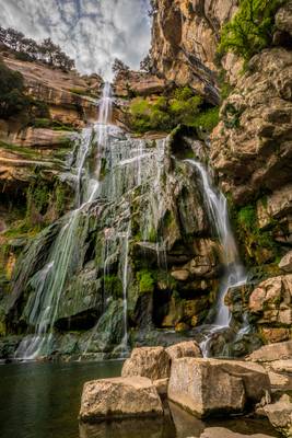 Salt de Sallent, 115m waterfall