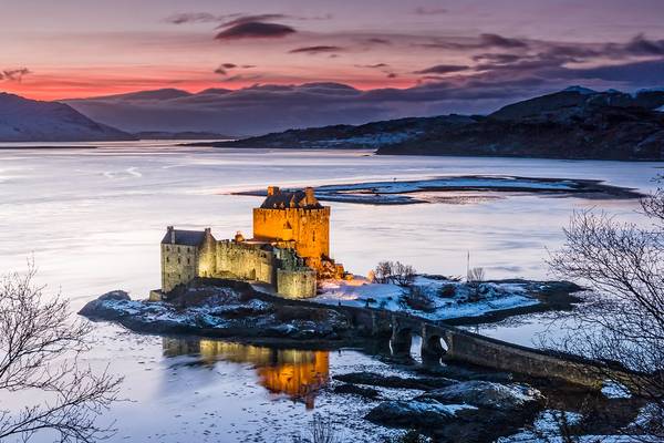 Looking Back (at the 'right' side) of Eilean Donan