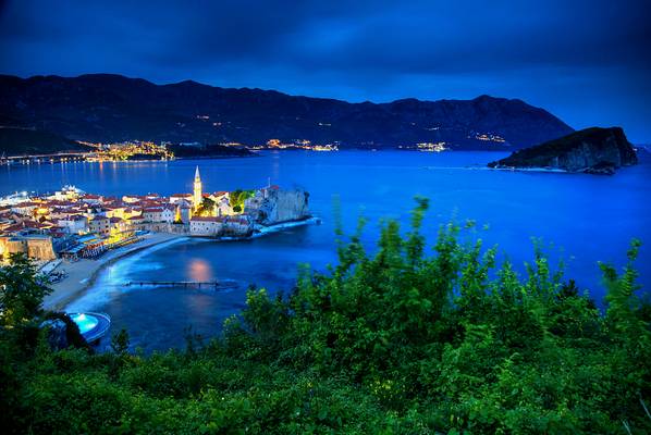 Budva at Dusk