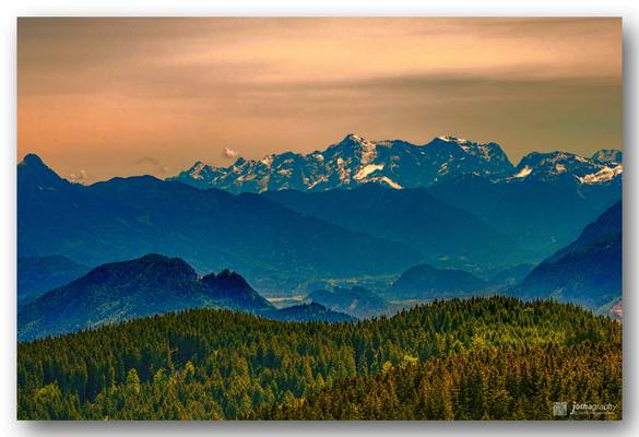 Zugspitze from Nesselwang