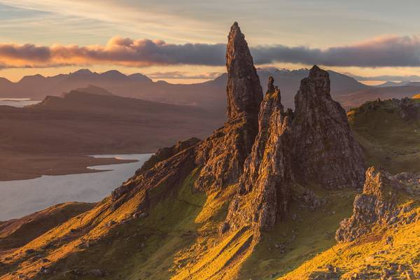 The Old Man of Storr at Sunrise, Isle of Skye, Scotland
