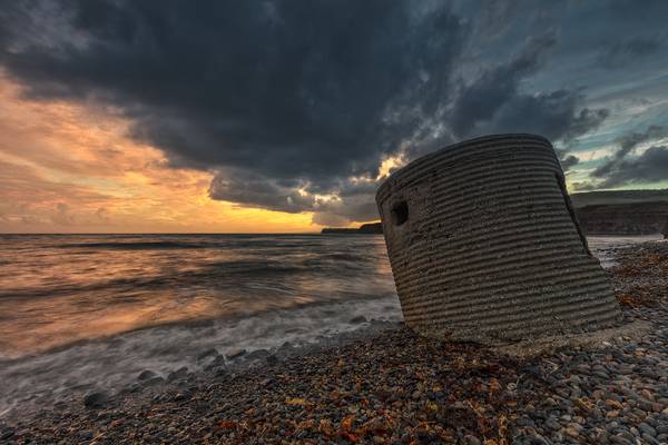 World War Two Pill Box Gun Emplacement, Kimmeridge Bay, Dorset