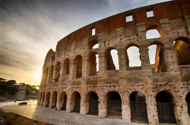 Rome: Colosseum at Sunset