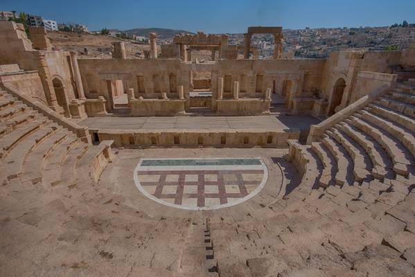 The Roman theatre of Jerash