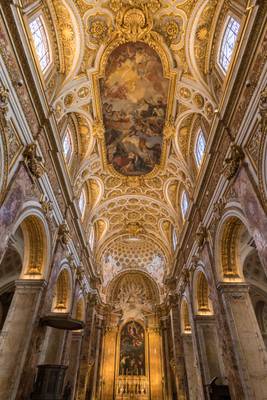 Inside the Church San Luigi dei Francesi