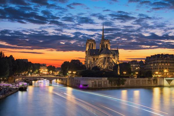 Notre Dame & Sunset