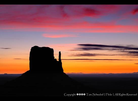 West Mitten Silhouette