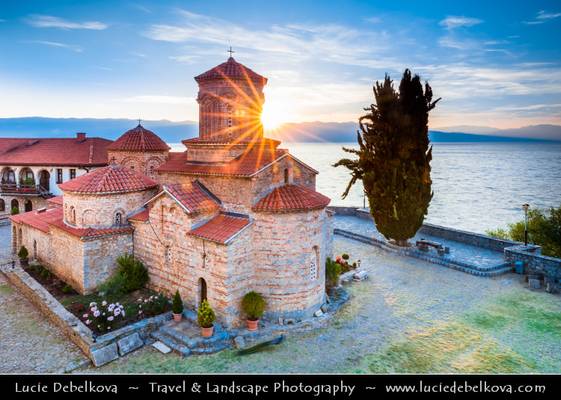Macedonia (FYROM) - Ohrid Lake & Monastery of Saint Naum at Sunset