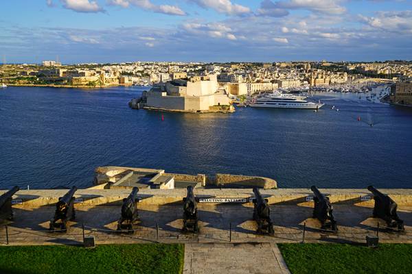 Saluting battery, Valletta, Malta