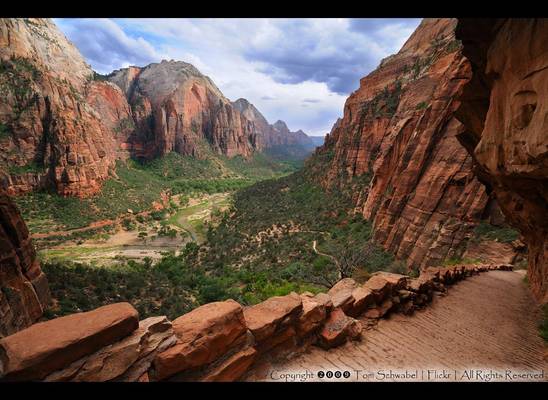 Zion Canyon from Angel's Landing Trail
