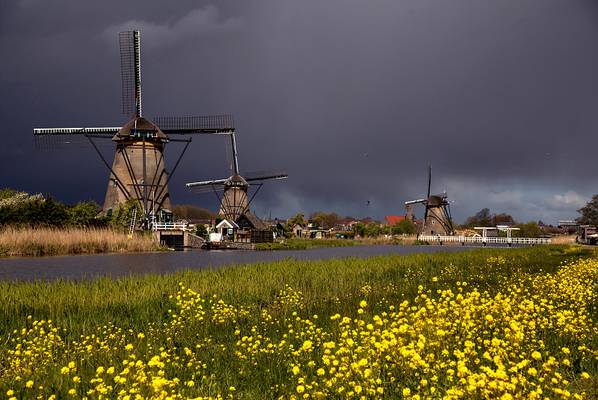 Stormy Kinderdijk