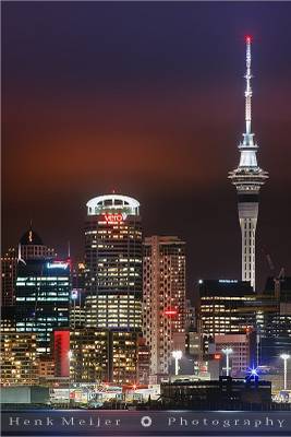 Auckland by Night - New Zealand