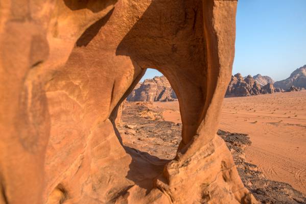 Whole in a Rock - Wadi Rum
