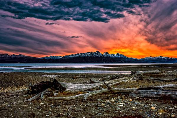 Sunset Tierra Del Fuego