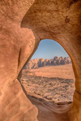 Whole in a Rock - Wadi Rum
