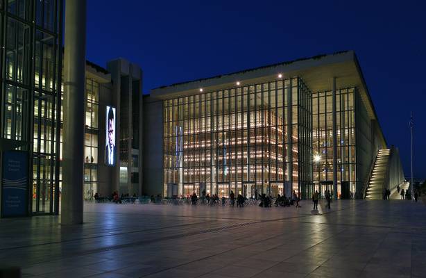 The Stavros Niarchos Foundation Cultural Center, the Library, Athens