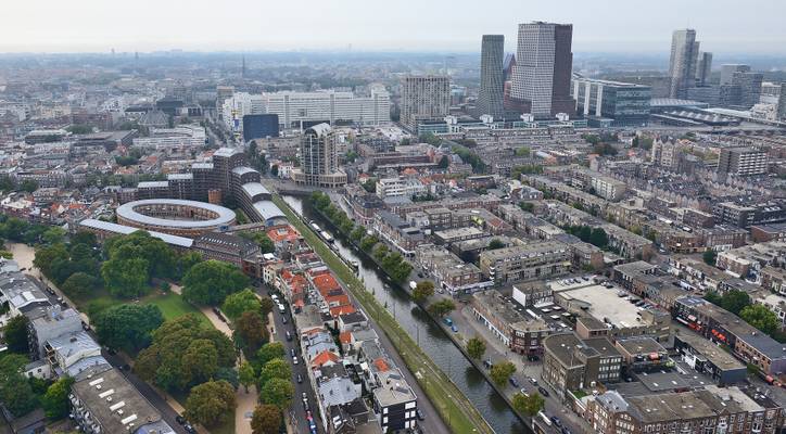 Bird's Eye View on The Hague from The Penthouse