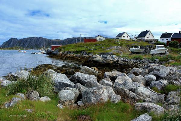 Small fishing village, Gjesvar, Northern Norway