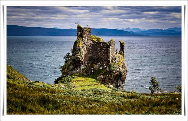 Brochel Castle, Isle of Raasay, Scotland.