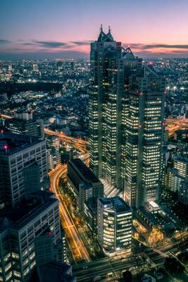 Government Building Sunset - Tokyo, Japan - Travel photography