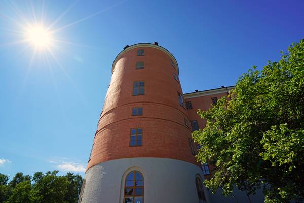 Sunshine over Uppsala Castle, Sweden