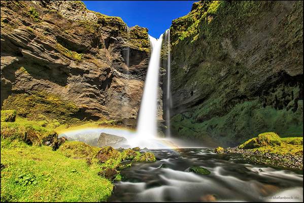 Kvernufoss Waterfall Iceland