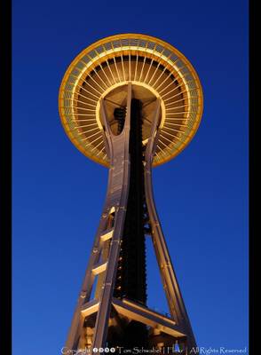 Blue Hour - Space Needle